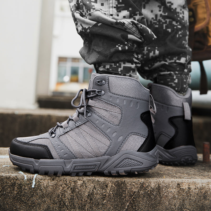 Men’s Tactical Work & Hiking Boots – High Ankle Support, Slip-Resistant, All-Day Pain Relief Comfort Men’s Tactical Work & Hiking Boots – High Ankle Support, Slip-Resistant, All-Day Pain Relief Comfort Men’s Tactical Work & Hiking Boots – High Ankle Suppo