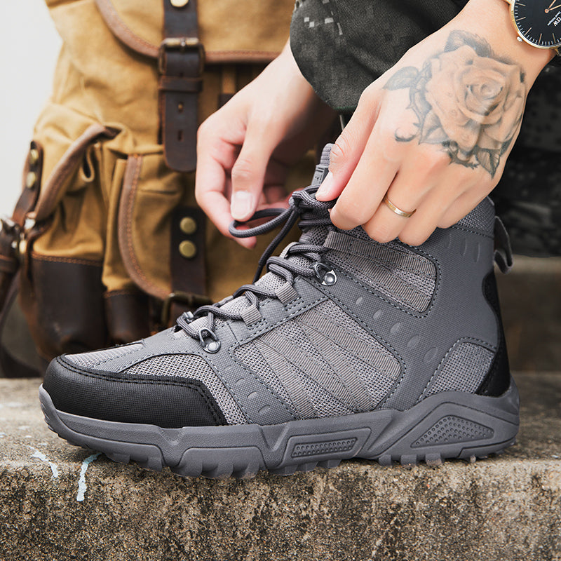 Men’s Tactical Work & Hiking Boots – High Ankle Support, Slip-Resistant, All-Day Pain Relief Comfort Men’s Tactical Work & Hiking Boots – High Ankle Support, Slip-Resistant, All-Day Pain Relief Comfort Men’s Tactical Work & Hiking Boots – High Ankle Suppo