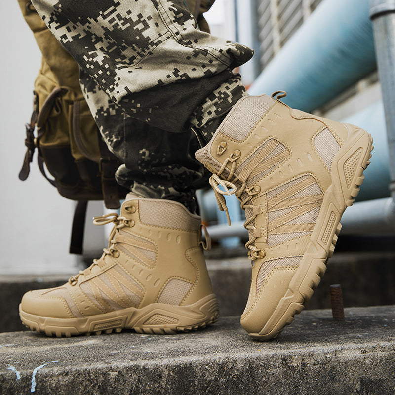 Men’s Tactical Work & Hiking Boots – High Ankle Support, Slip-Resistant, All-Day Pain Relief Comfort Men’s Tactical Work & Hiking Boots – High Ankle Support, Slip-Resistant, All-Day Pain Relief Comfort Men’s Tactical Work & Hiking Boots – High Ankle Suppo