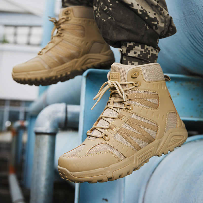 Men’s Tactical Work & Hiking Boots – High Ankle Support, Slip-Resistant, All-Day Pain Relief Comfort Men’s Tactical Work & Hiking Boots – High Ankle Support, Slip-Resistant, All-Day Pain Relief Comfort Men’s Tactical Work & Hiking Boots – High Ankle Suppo