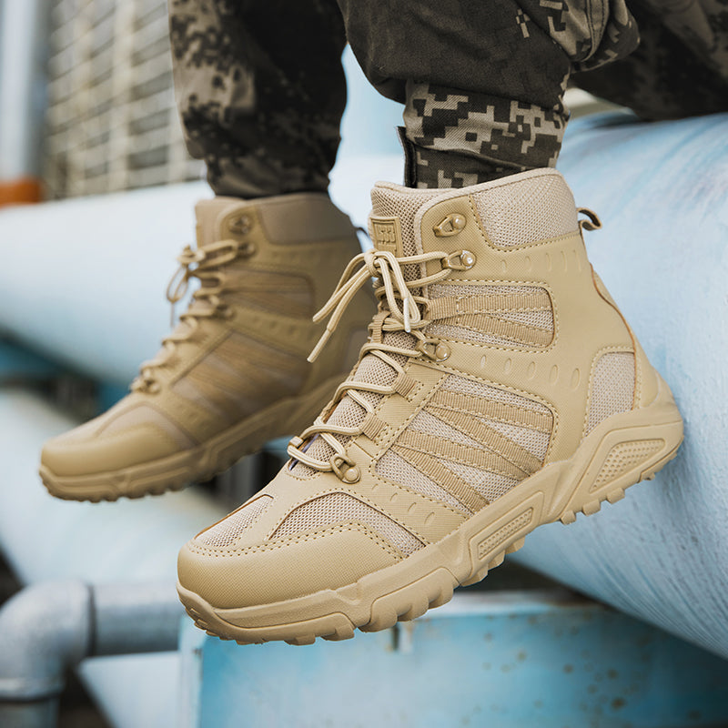 Men’s Tactical Work & Hiking Boots – High Ankle Support, Slip-Resistant, All-Day Pain Relief Comfort Men’s Tactical Work & Hiking Boots – High Ankle Support, Slip-Resistant, All-Day Pain Relief Comfort Men’s Tactical Work & Hiking Boots – High Ankle Suppo