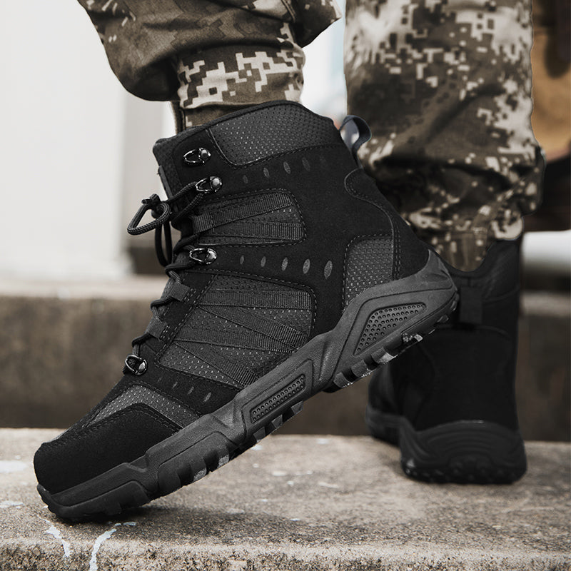 Men’s Tactical Work & Hiking Boots – High Ankle Support, Slip-Resistant, All-Day Pain Relief Comfort Men’s Tactical Work & Hiking Boots – High Ankle Support, Slip-Resistant, All-Day Pain Relief Comfort Men’s Tactical Work & Hiking Boots – High Ankle Suppo