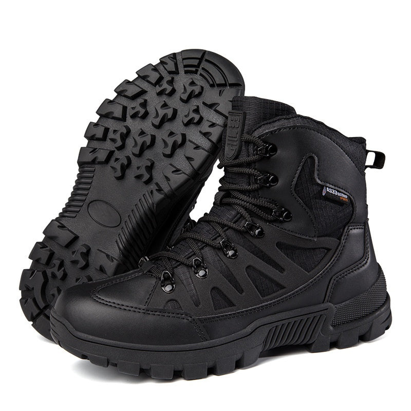Men’s Orthopedic Safety Boots with Arch & Ankle Support – Waterproof & Anti-Puncture