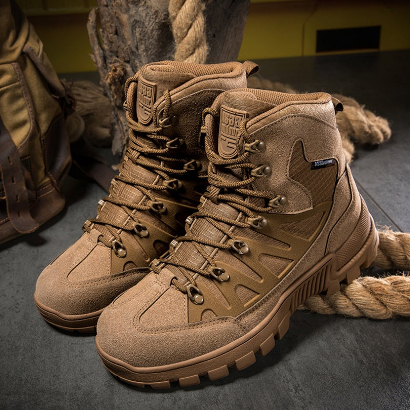 Men’s Orthopedic Safety Boots with Arch & Ankle Support – Waterproof & Anti-Puncture