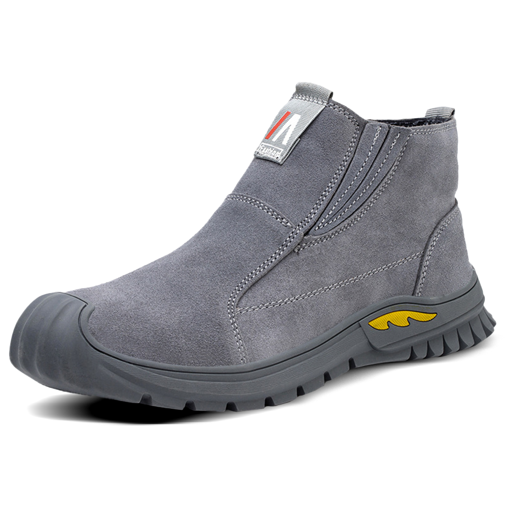 (🤜Work Hard for 5+ Years) Men's Anti-Smash Anti-Puncture Comfortable Lightweight Work Boots Waterproof Breathable Hiking Boots (🤜Work Hard for 5+ Years) Men's Anti-Smash Anti-Puncture Comfortable Lightweight Work Boots Waterproof Breathable Hiking Boots