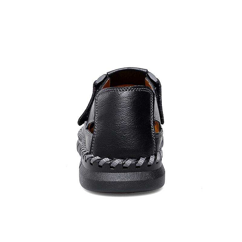 ⏰Limited Time Sale 70% OFF-Men’s Premium Genuine Leather Orthopedic Sandals — Ergonomic Arch Support for Pressure Relief, Wide Toe Box, and Soft Shock-Absorbing Sole — Crafted from Real Leather for Breathable Comfort, Designed to Help Relieve Foot Pain