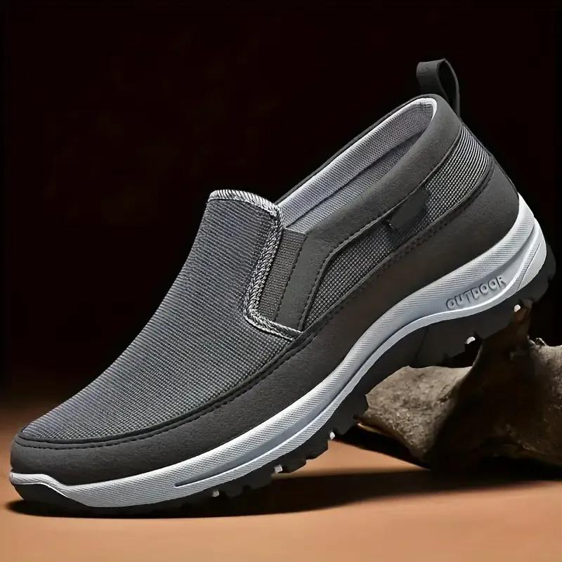 Men's Relaxed Fit Comfortable Lightweight Breathable Arch Support Cushioned Walking Shoes