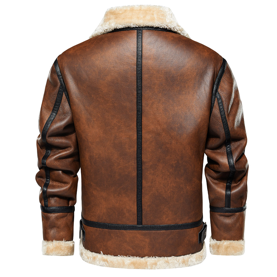 Actual brown jacket back view