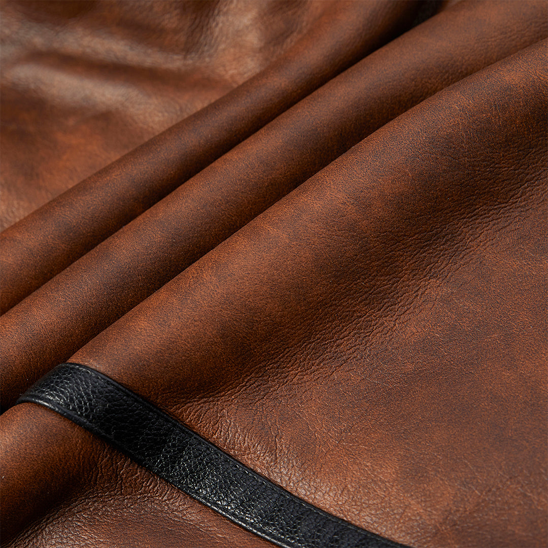 Actual brown outer surface close-up