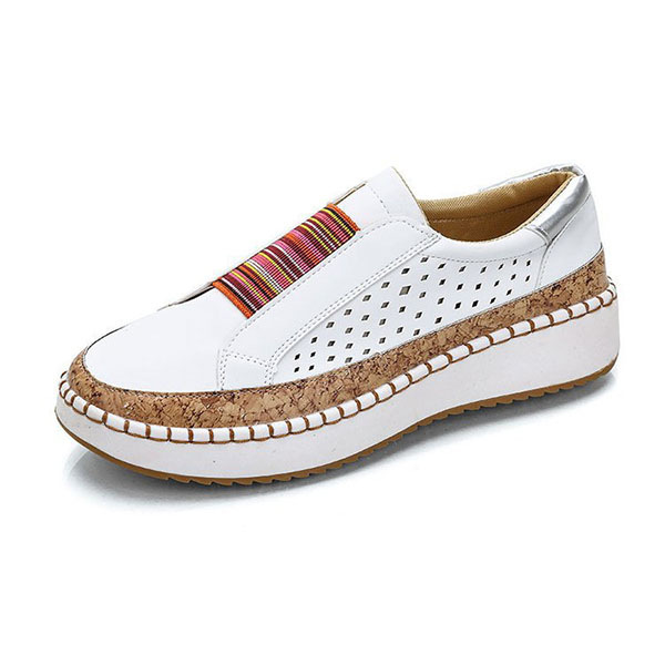 💝LAST DAY 50% OFF⭐Women's Modern No-Tie Slip-On Sports Skate Shoes