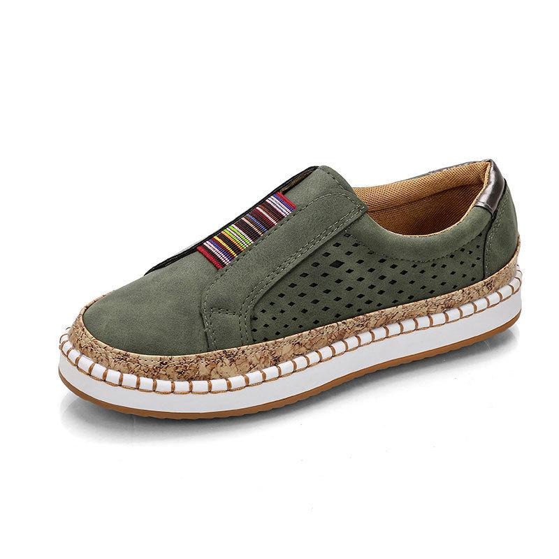 💝LAST DAY 50% OFF⭐Women's Modern No-Tie Slip-On Sports Skate Shoes