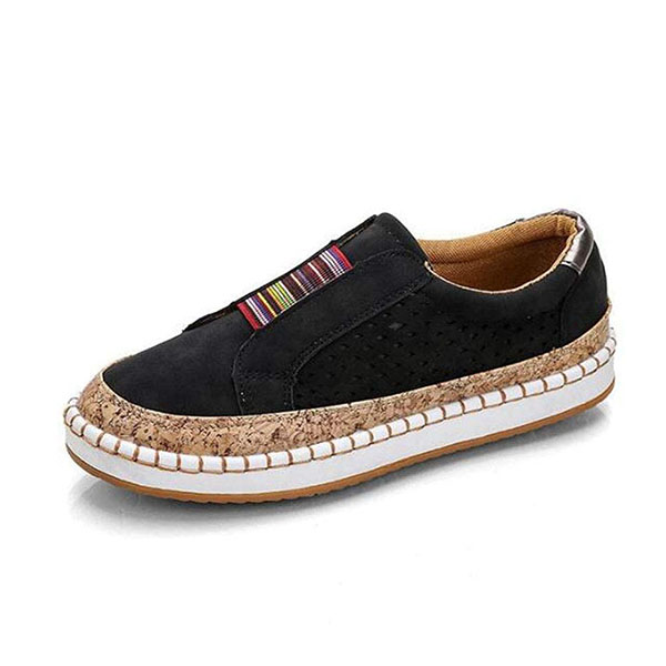 💝LAST DAY 50% OFF⭐Women's Modern No-Tie Slip-On Sports Skate Shoes