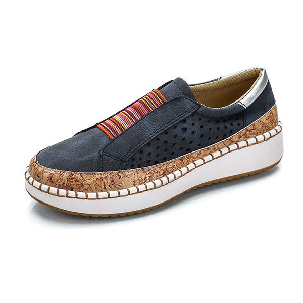 💝LAST DAY 50% OFF⭐Women's Modern No-Tie Slip-On Sports Skate Shoes