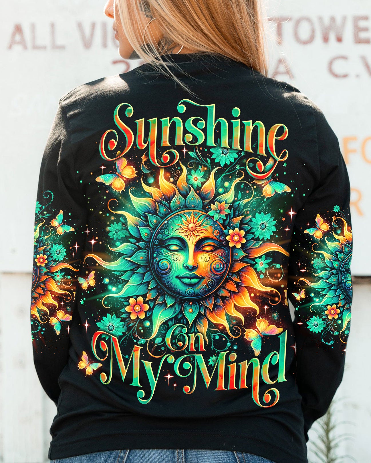 SUNSHINE ON MY MIND SUN ALL OVER PRINT - TLNO1901242