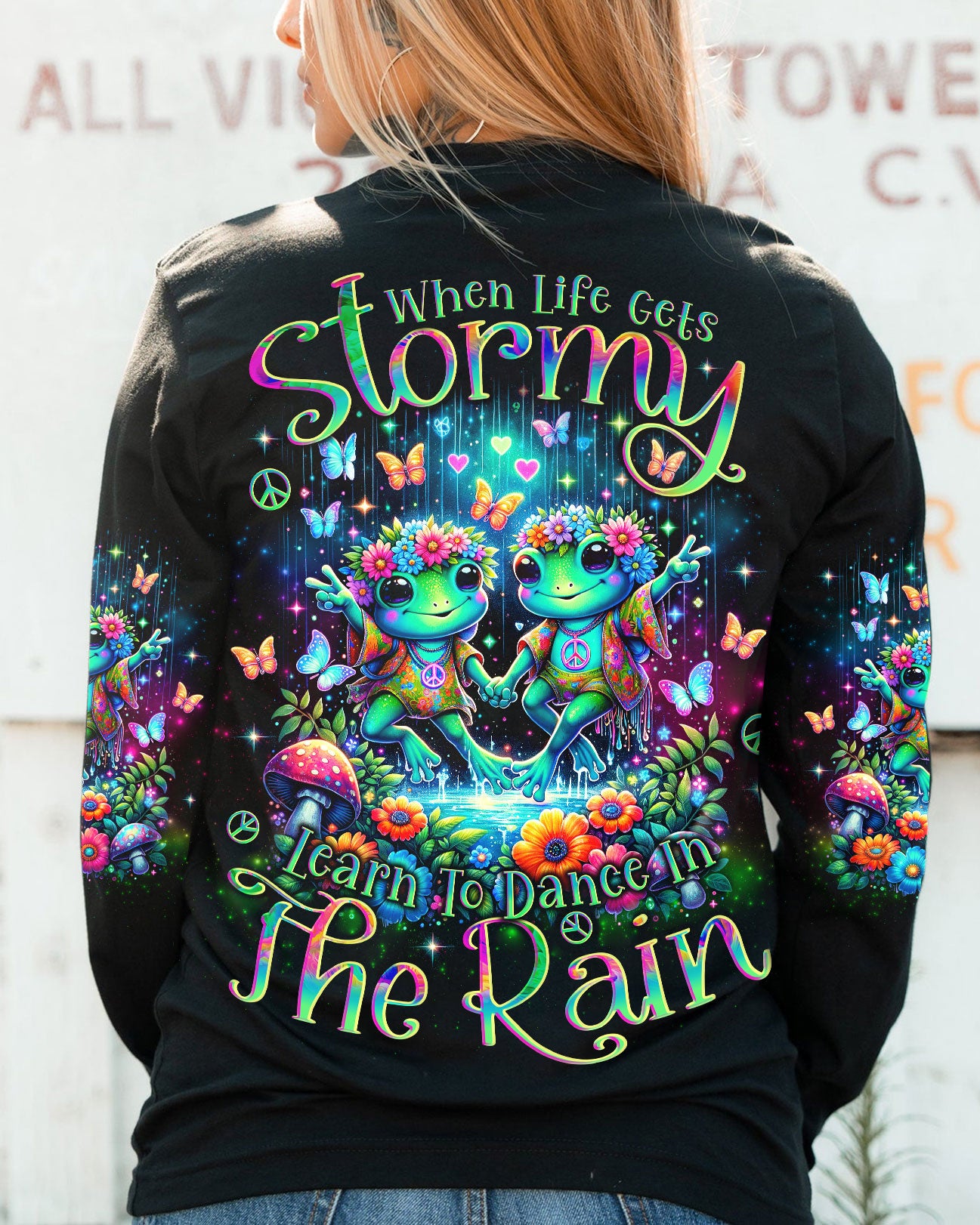 DANCE IN THE RAIN FROG ALL OVER PRINT - TLNO0102241