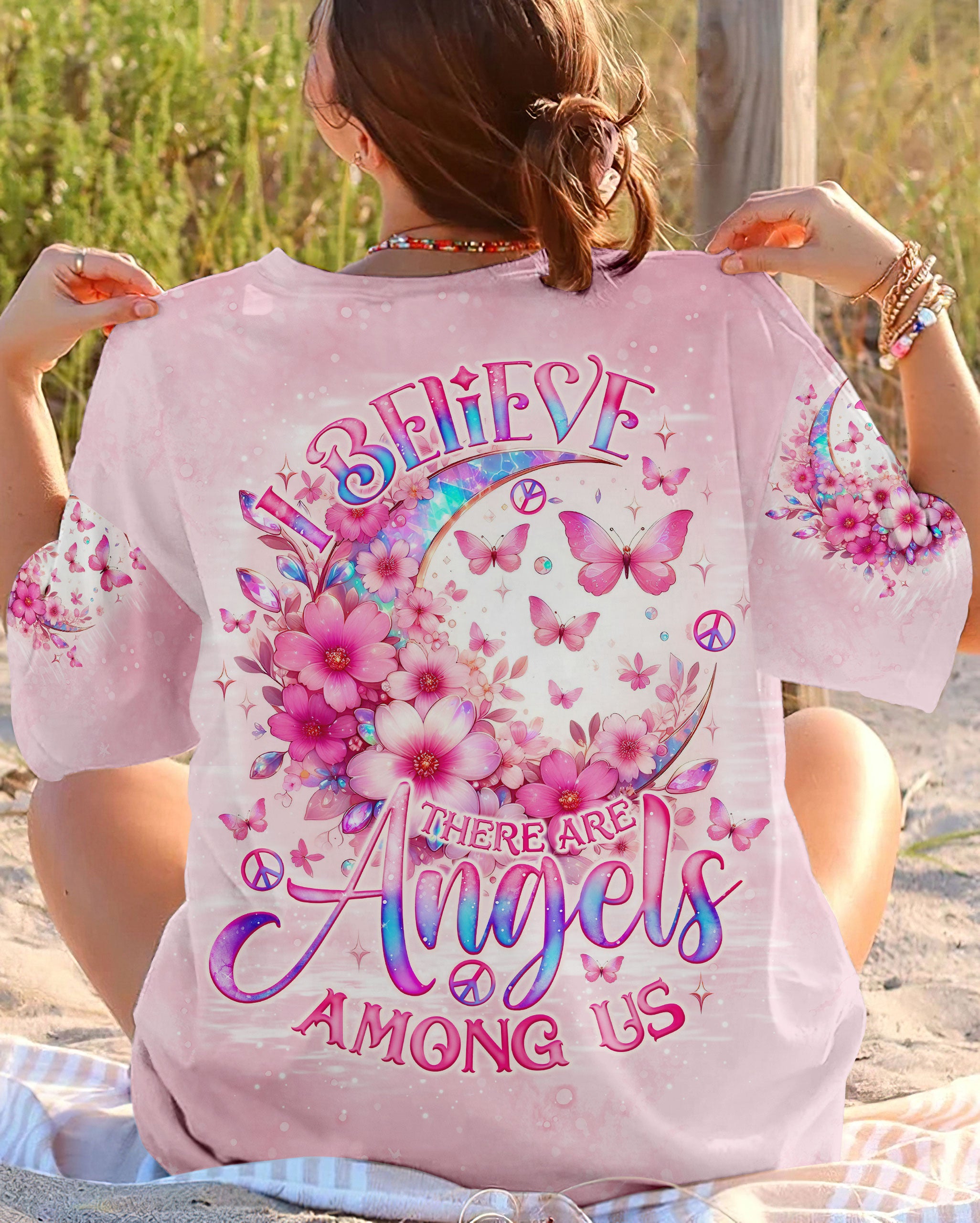 I BELIEVE THERE ARE ANGELS AMONG US ALL OVER PRINT - TLNO2405241