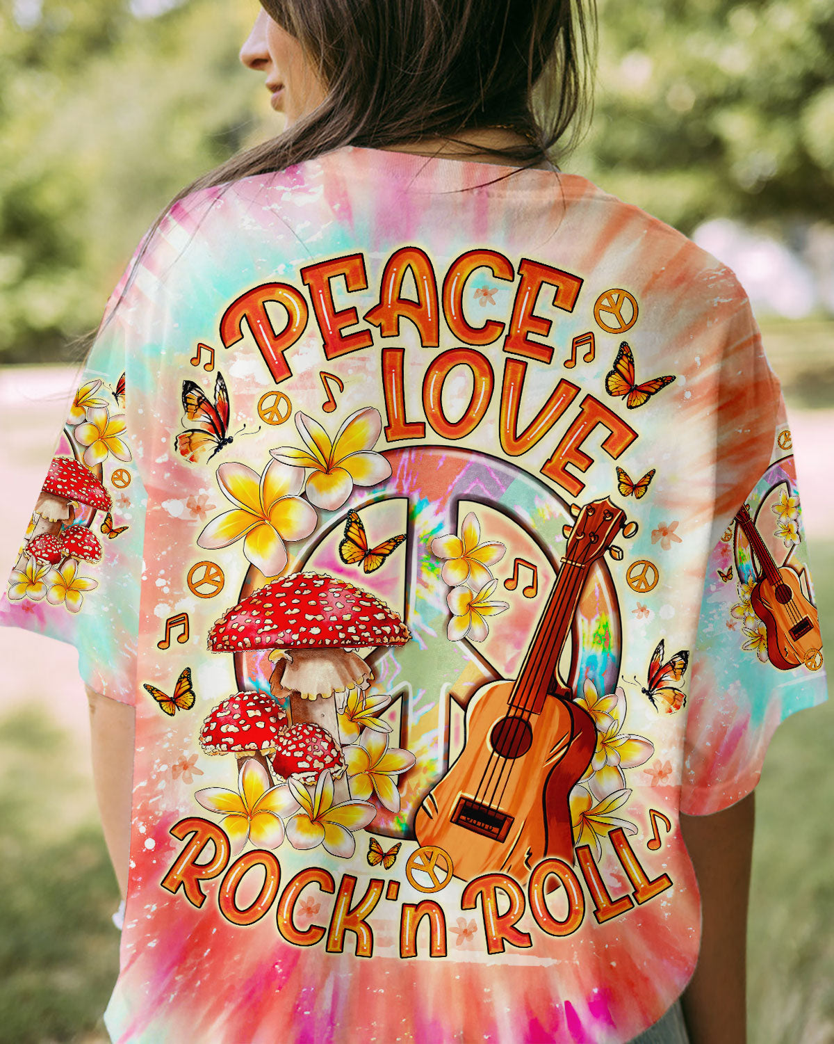 PEACE LOVE ROCK'N ROLL ALL OVER PRINT - TLNO0207241