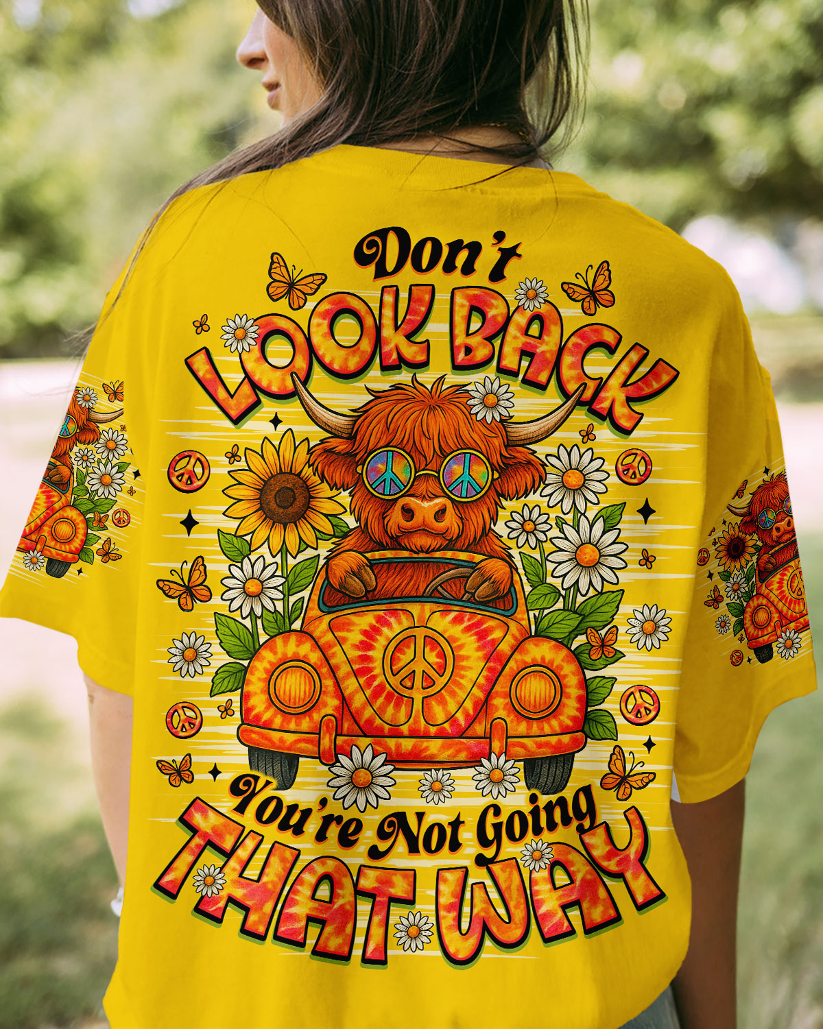 DON'T LOOK BACK COW ALL OVER PRINT - TLNO2409252