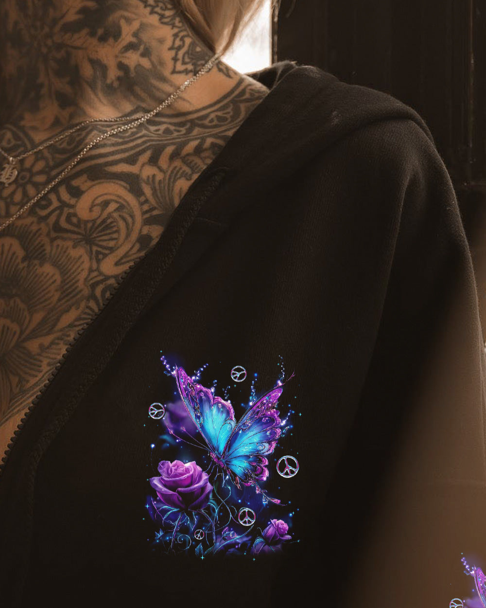 WHISPER WORDS OF WISDOM LET IT BE BUTTERFLY ALL OVER PRINT - TYTD2302261