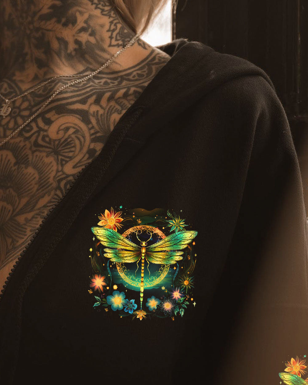 HELLO DARKNESS MY OLD FRIEND DRAGONFLY ALL OVER PRINT - TYTD0609252