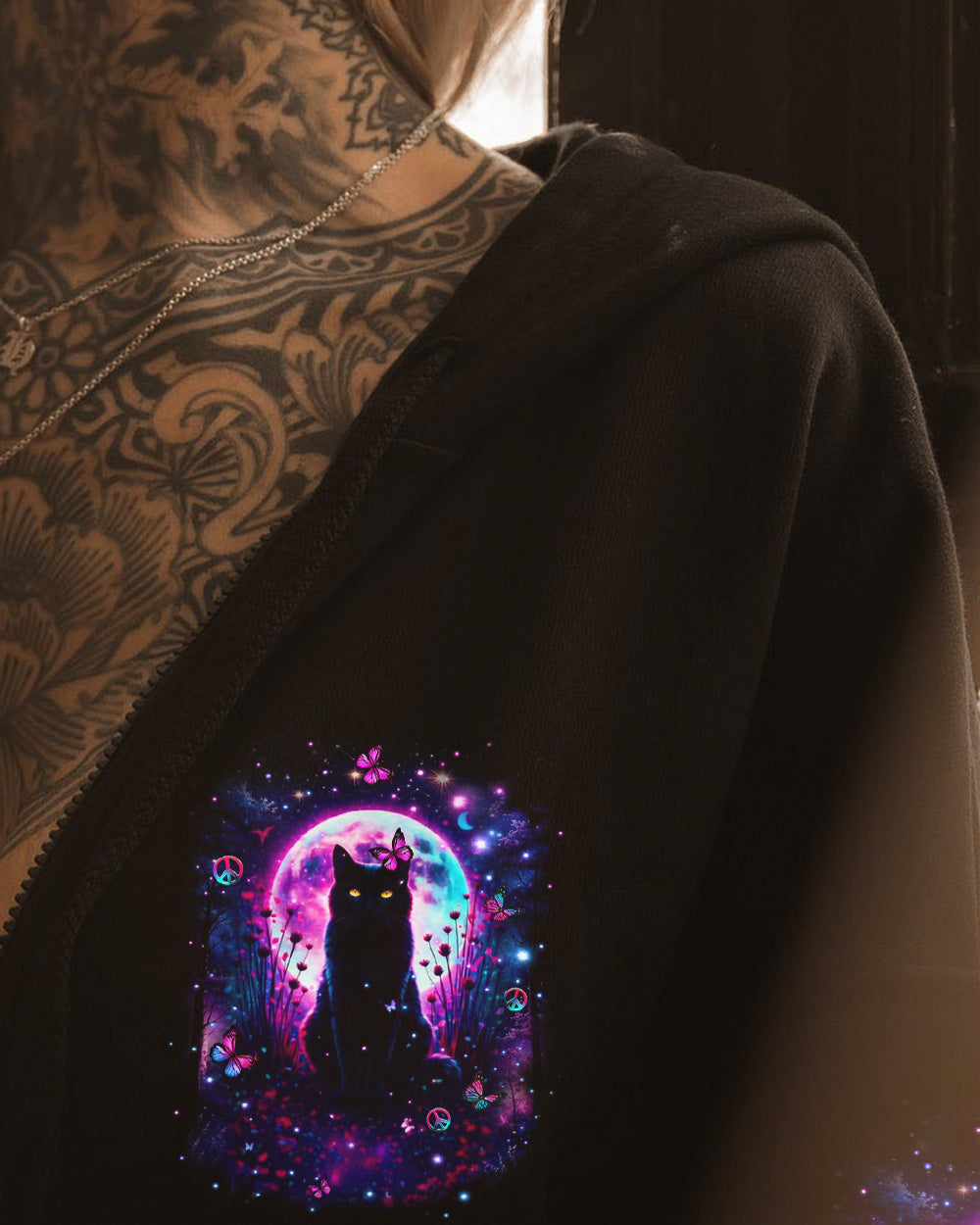 HELLO DARKNESS MY OLD FRIEND CAT ALL OVER PRINT - YHHN1002261