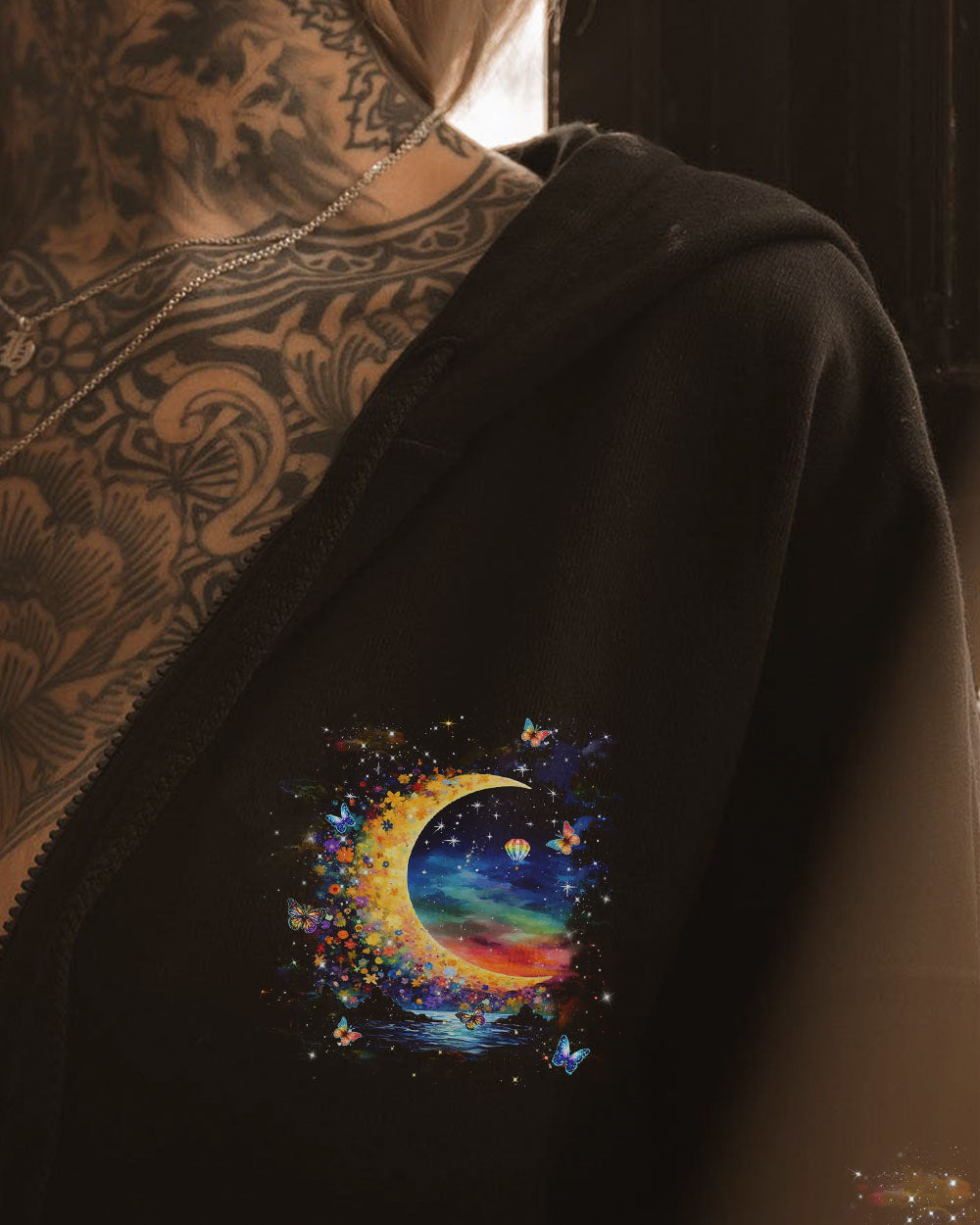 FLY ME TO THE MOON ALL OVER PRINT - YHHN0412243