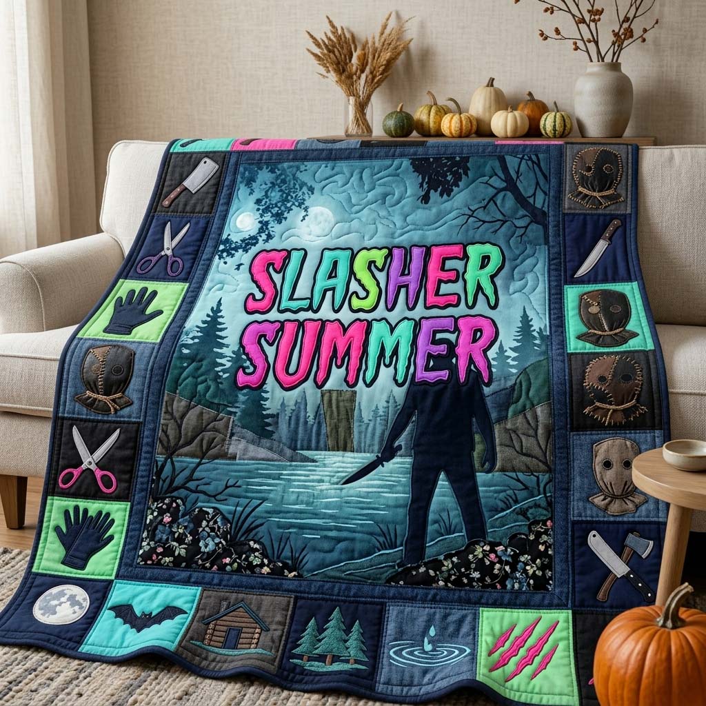 Shadow Lake Slasher Quilted Blanket GDTONTD1126
