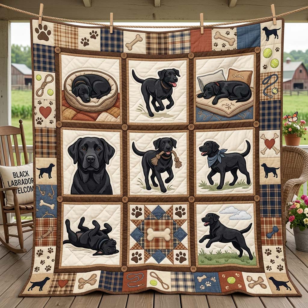 Labrador Memory Quilt Quilted Blanket GDTONTD1182