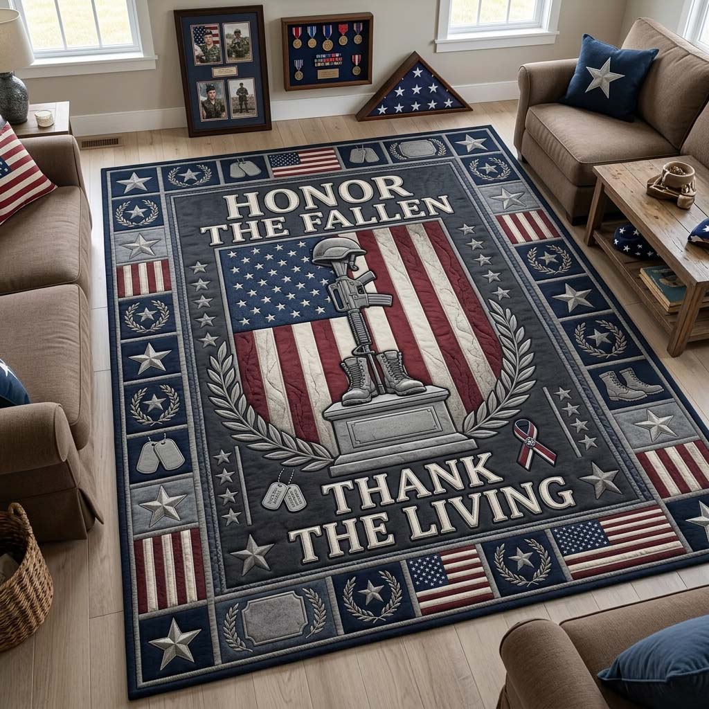 Soldier Tribute Area Rug GDTONTD1414