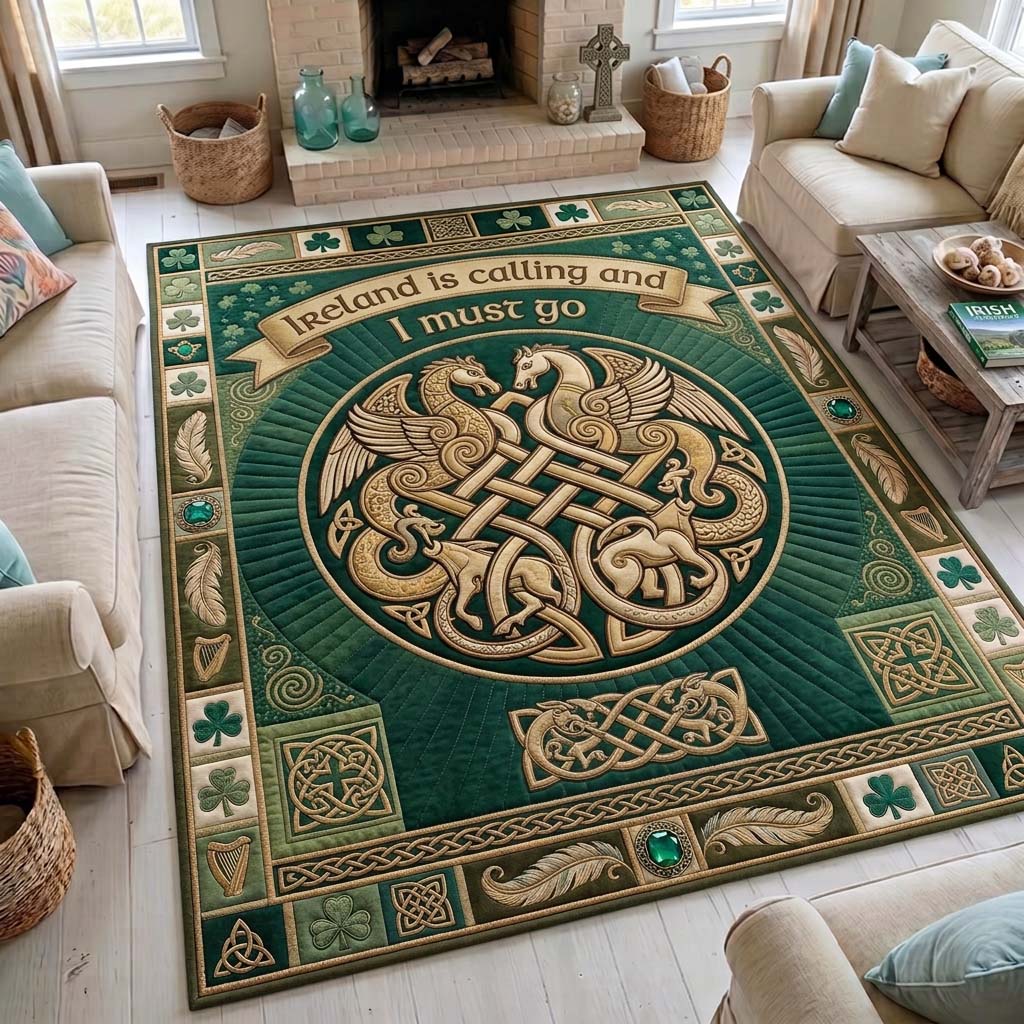 Ireland Is Calling Area Rug GDTONTD1418