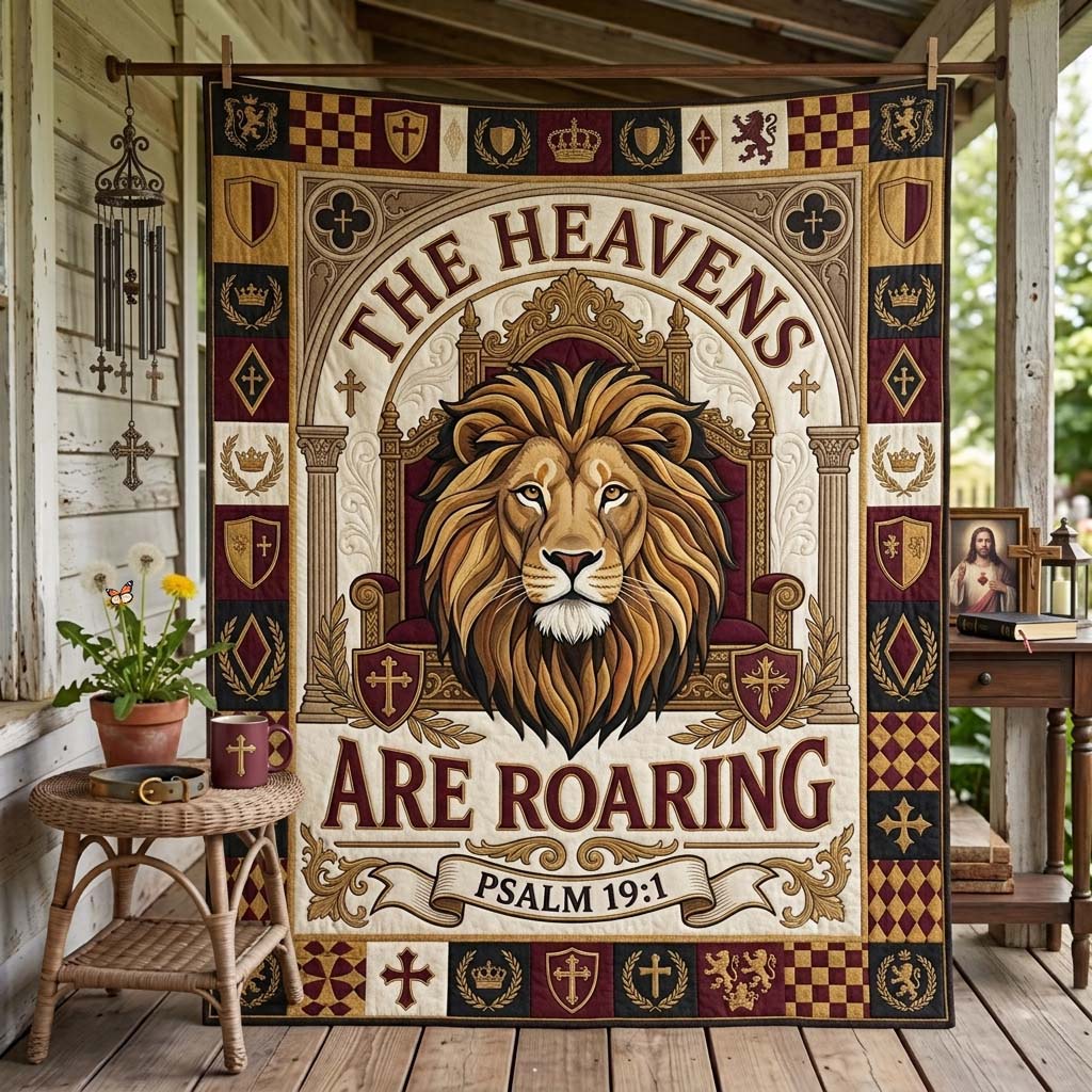 Heaven Roars Throne Quilted Blanket GDTONTD1464