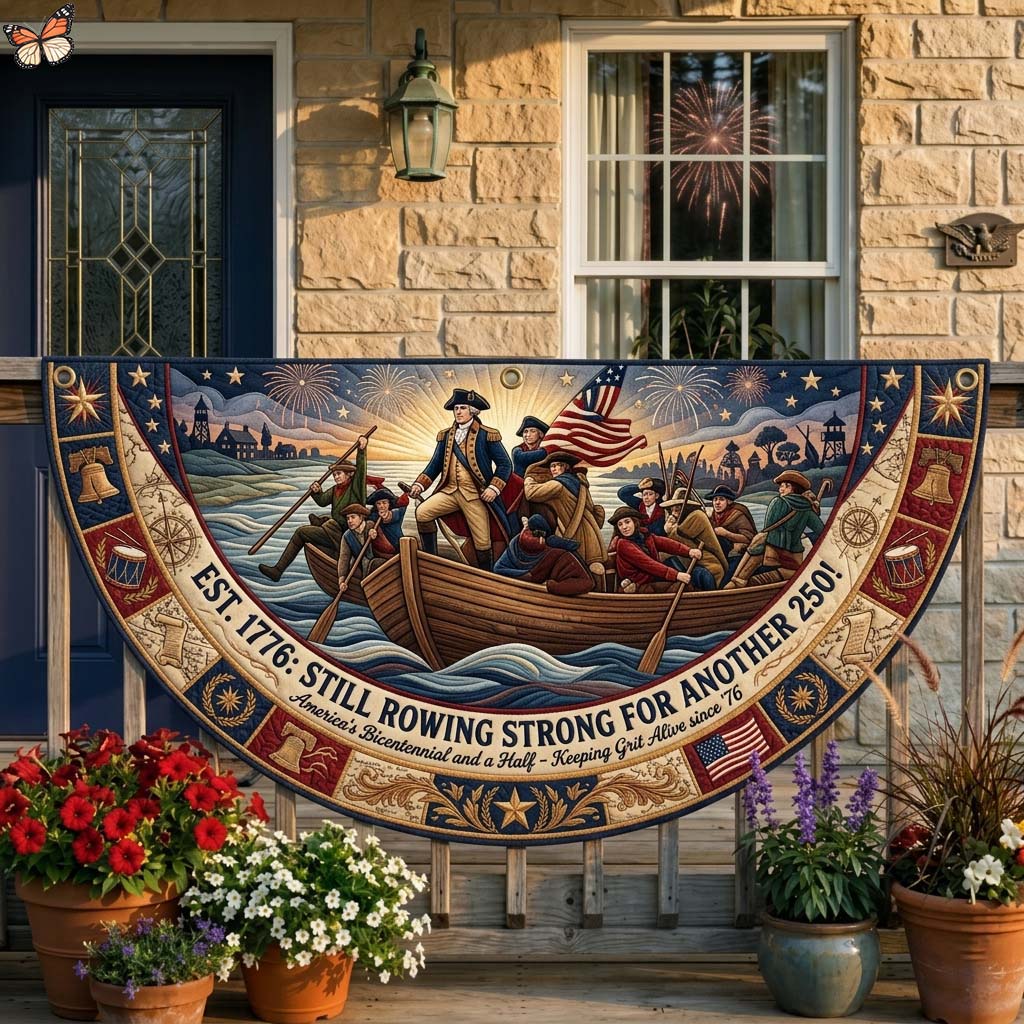 Freedom Rowing Fan Flag GDTONTD276