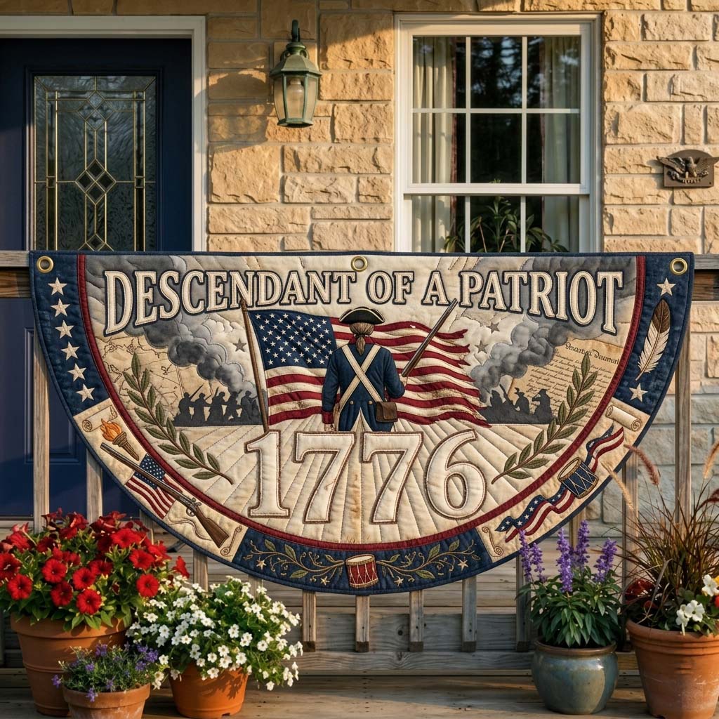 Liberty Descendant Fan Flag GDTONTD277