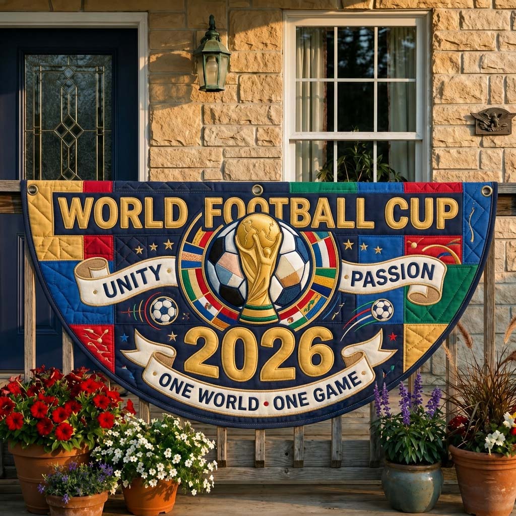 Soccer USA Fan Flag GDTONTD323