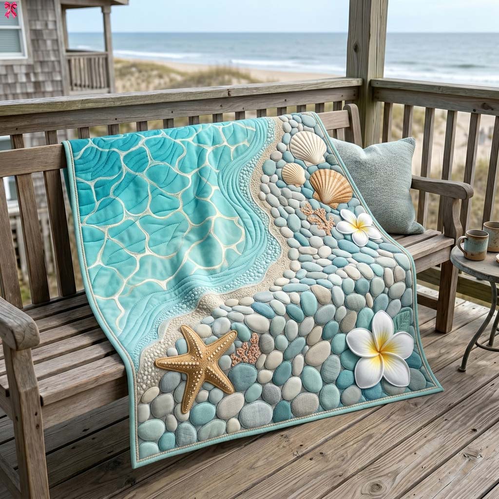 Pebble Shore Quilted Blanket GDTONTD360