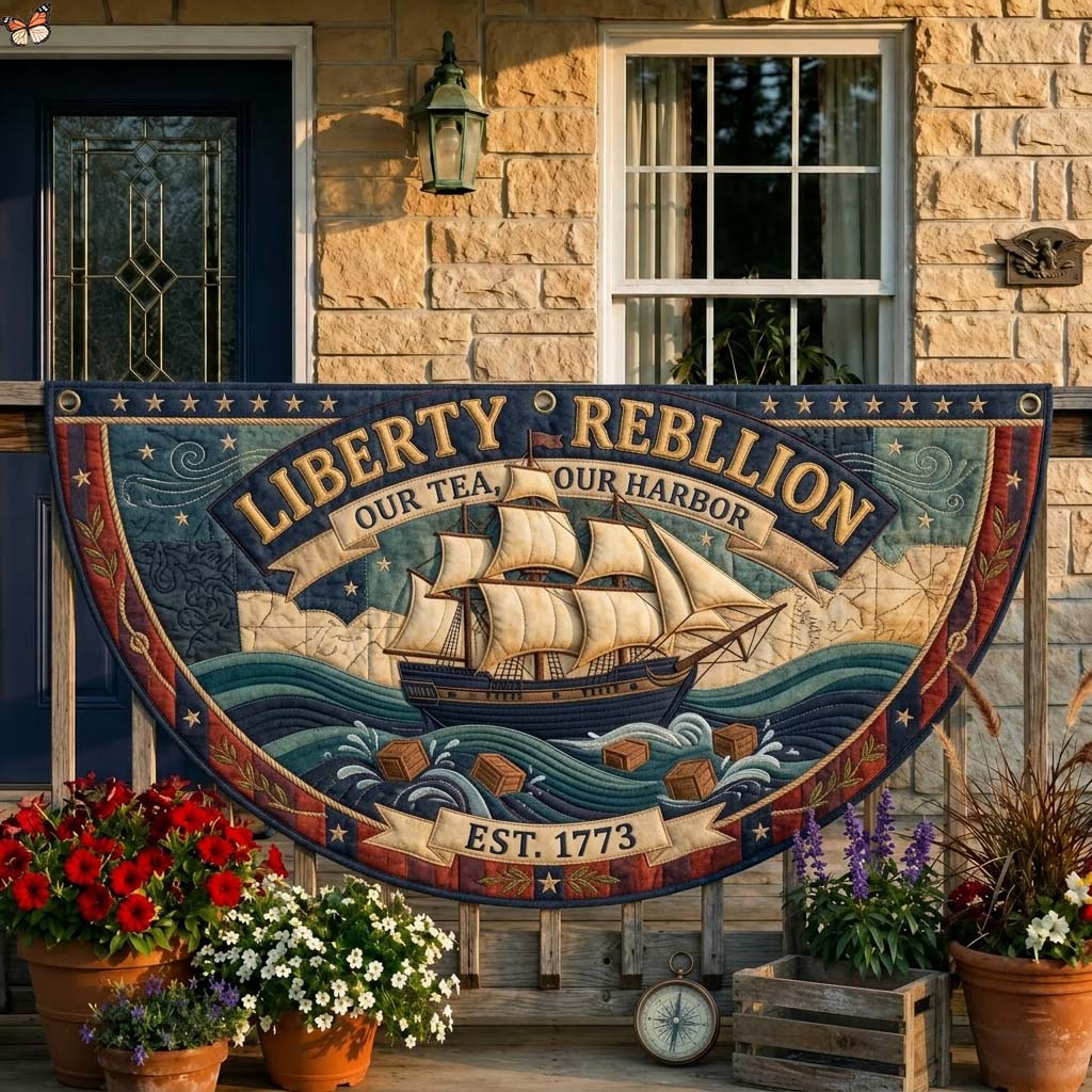 Liberty Harbor Fan Flag GDTONTD381