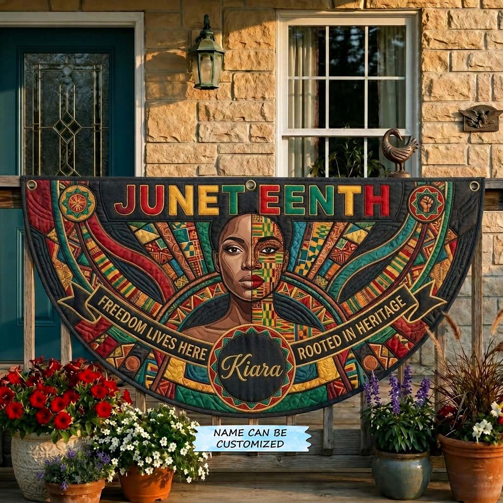 Rooted Heritage Fan Flag QTCUZ GDTONTD409
