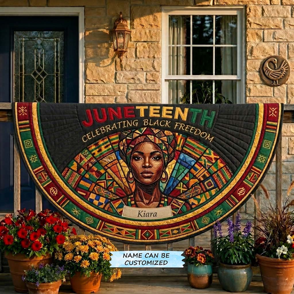 Black Freedom Legacy Fan Flag QTCUZ GDTONTD410
