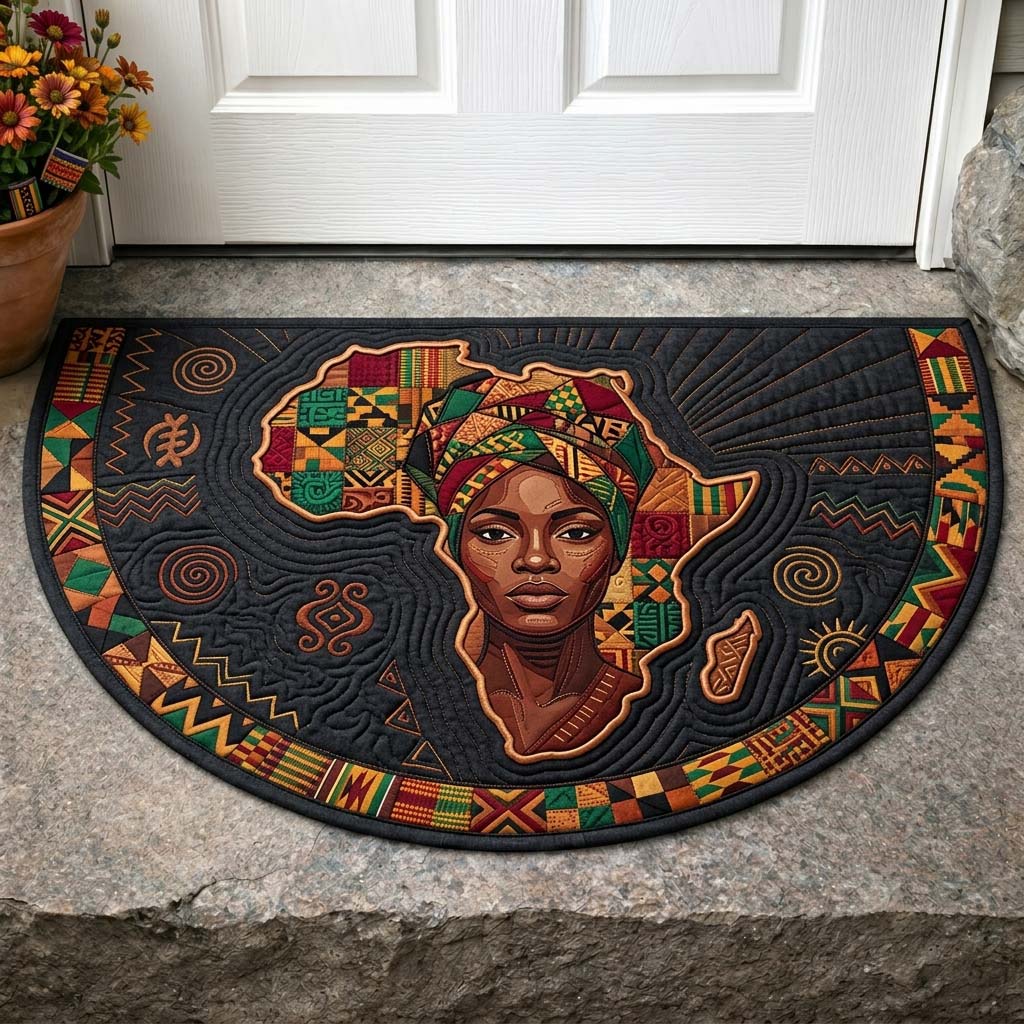 African Heritage Quilted Welcome Mat GDTONTD420