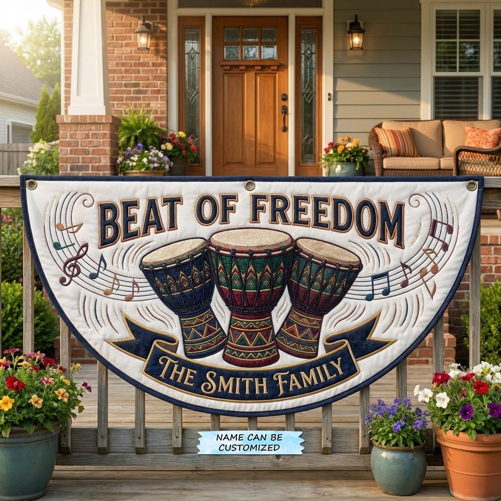 Liberty Beat Fan Flag QTCUZ GDTONTD449