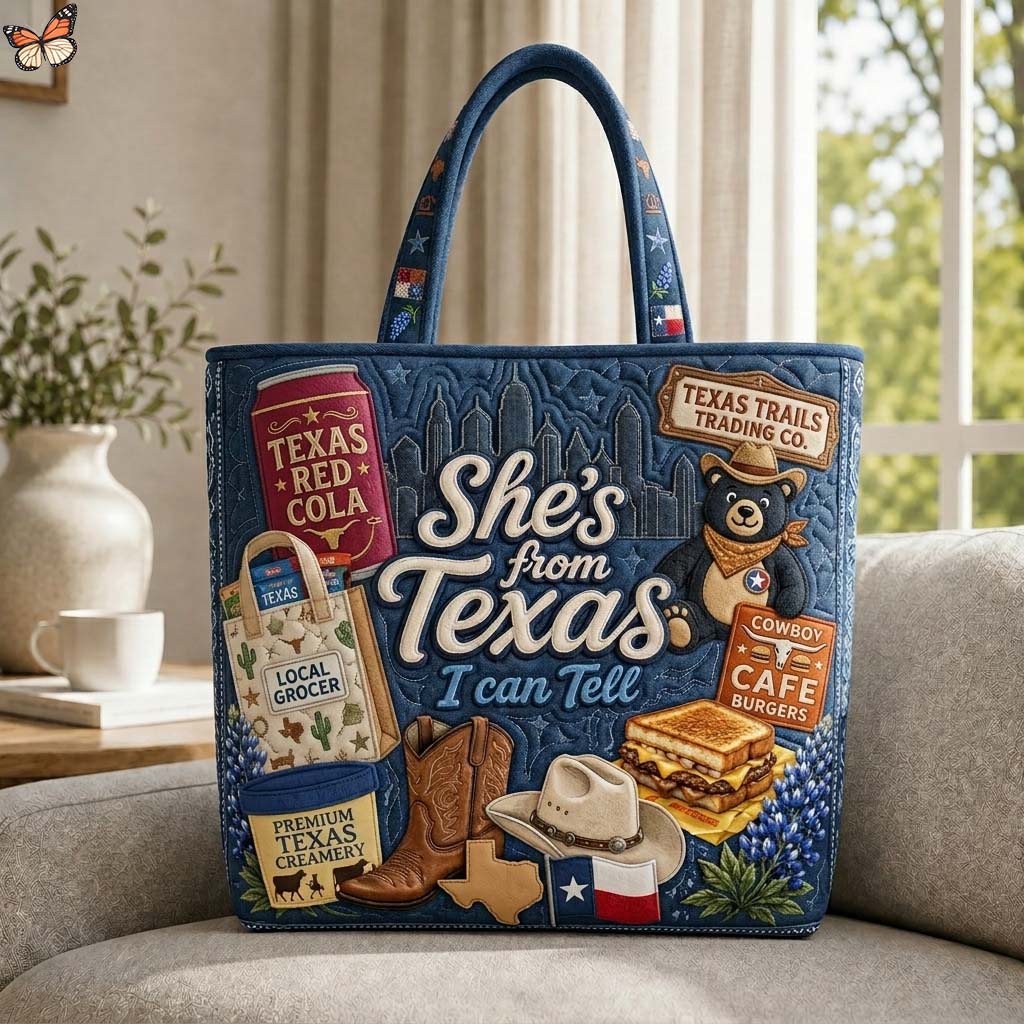 Texas Trails Tote Quilted Tote Bag GDTONTD653