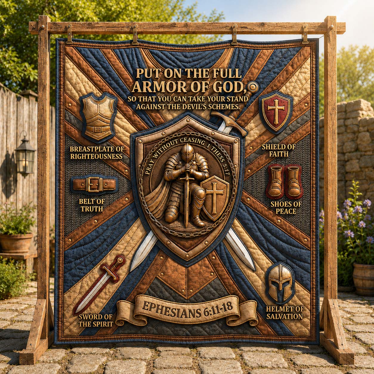 Spirit Defender Quilted Blanket GDTONTD761