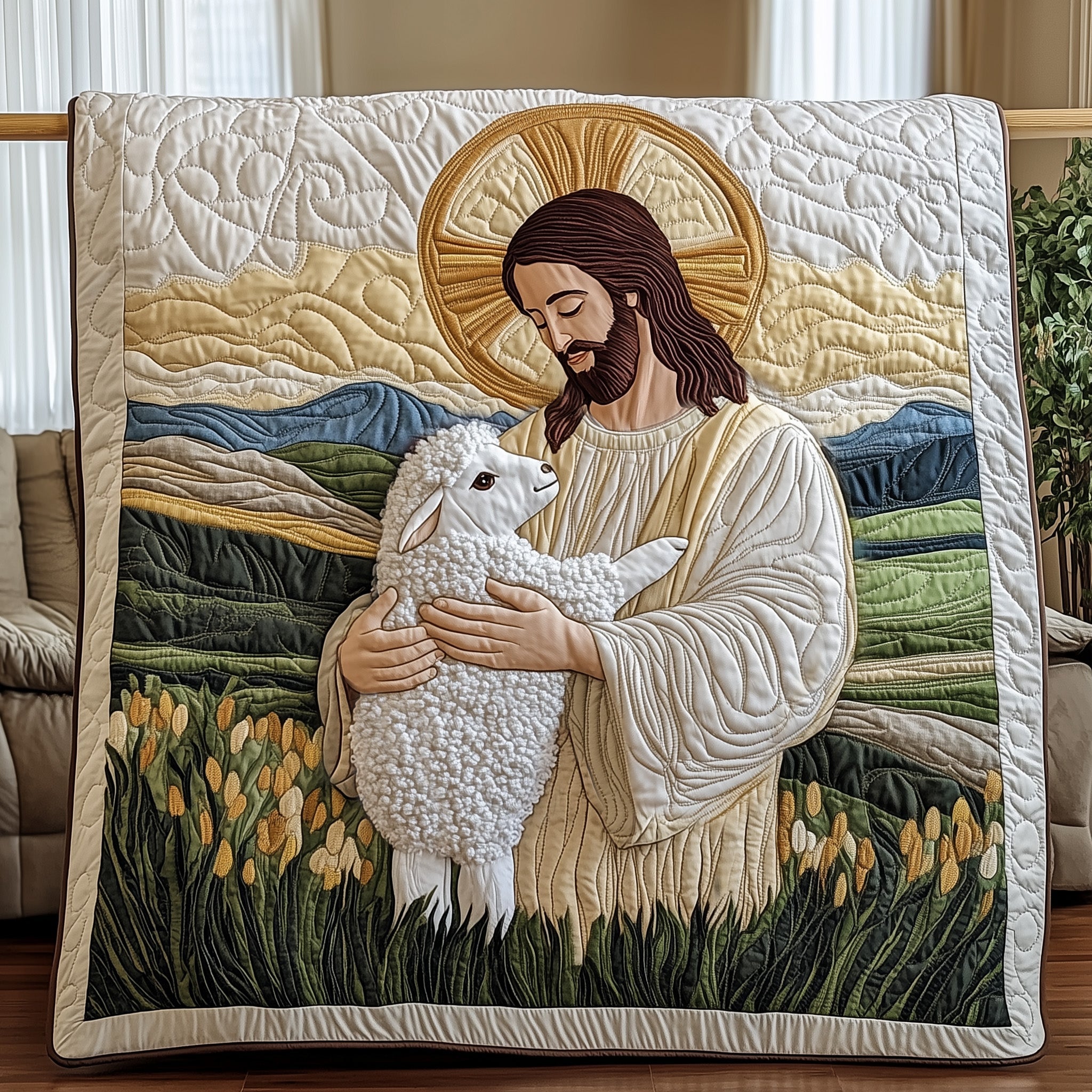 His Faith Quilted Blanket GFTOAB4812
