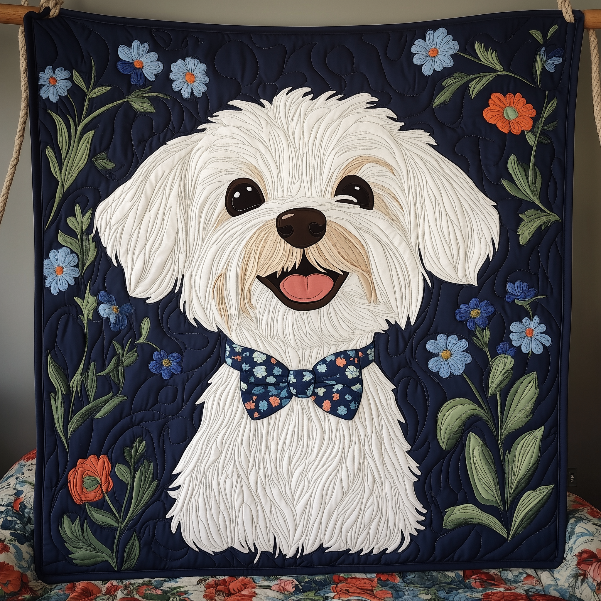 Maltese Quilted Blanket GFTOAB540