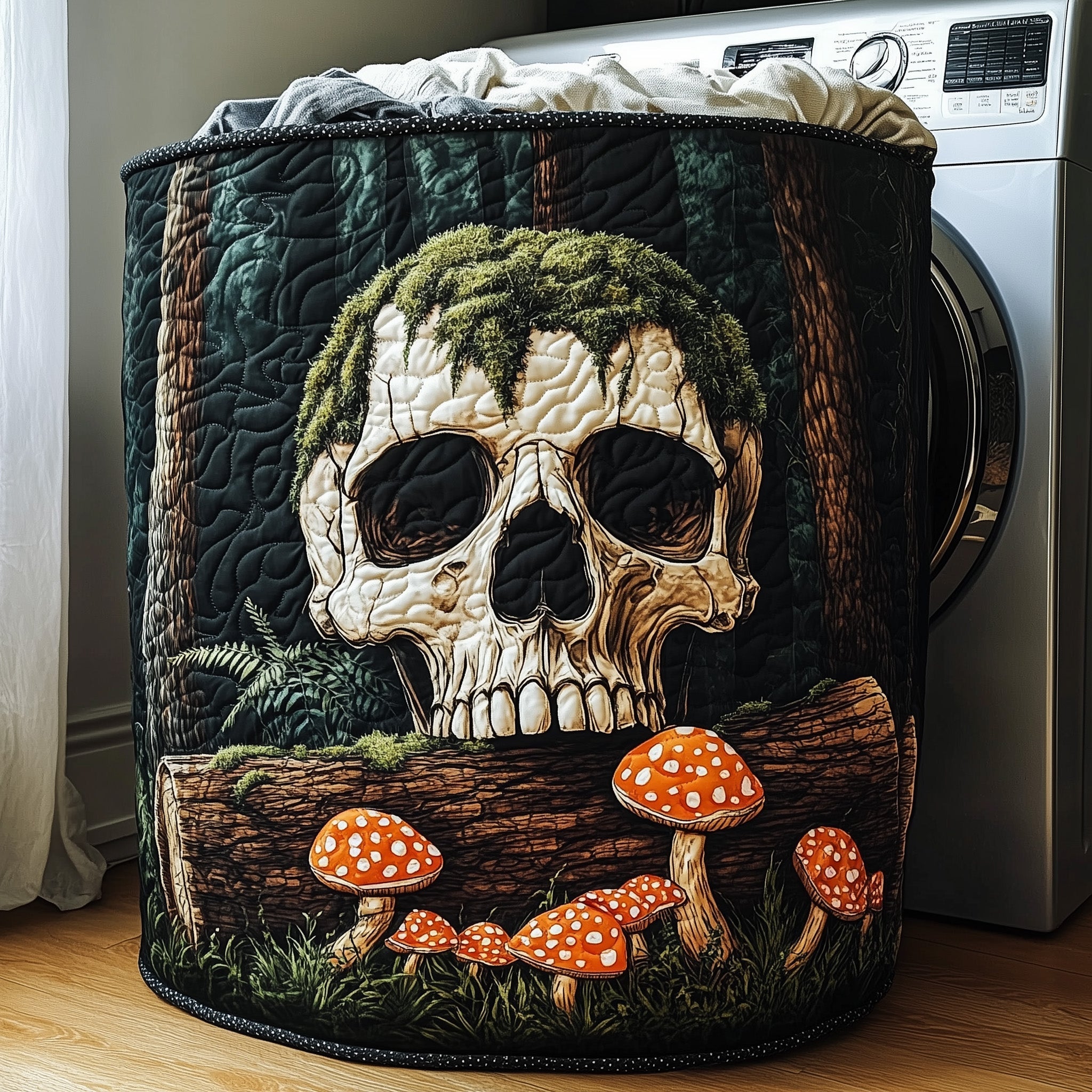 Forest Soul Quilted Laundry Basket GFTOHD10059