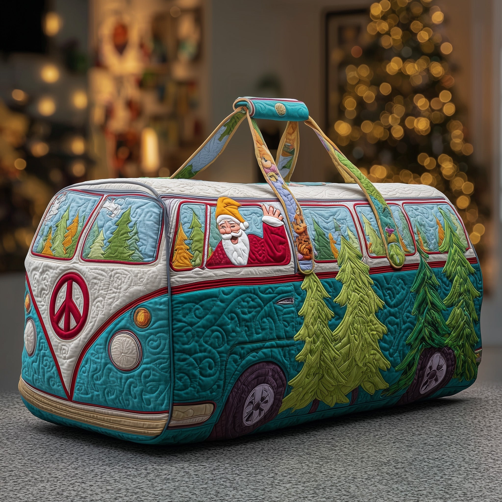 Christmas Van Quilted Duffle Bag GFTOHD10243