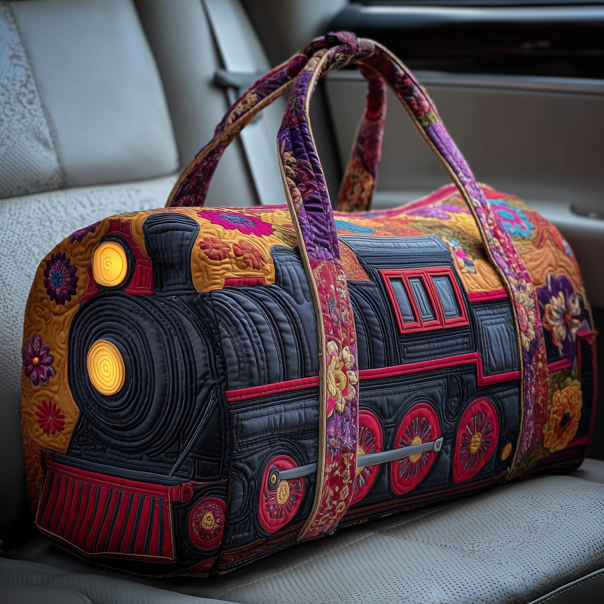 Train Journey Quilted Duffle Bag GFTOHD10391