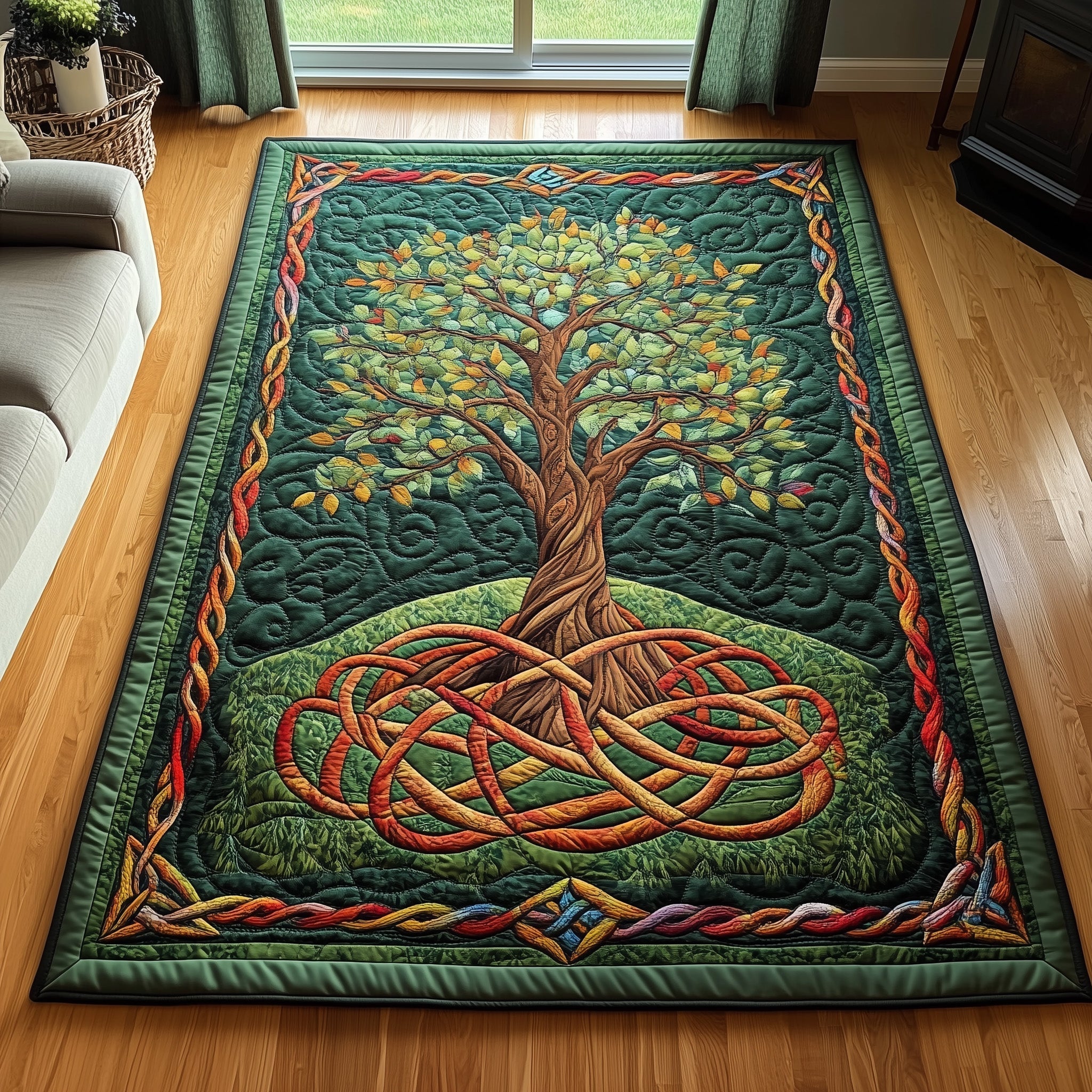 Tree Of Life Area Rug GFTOHD11057
