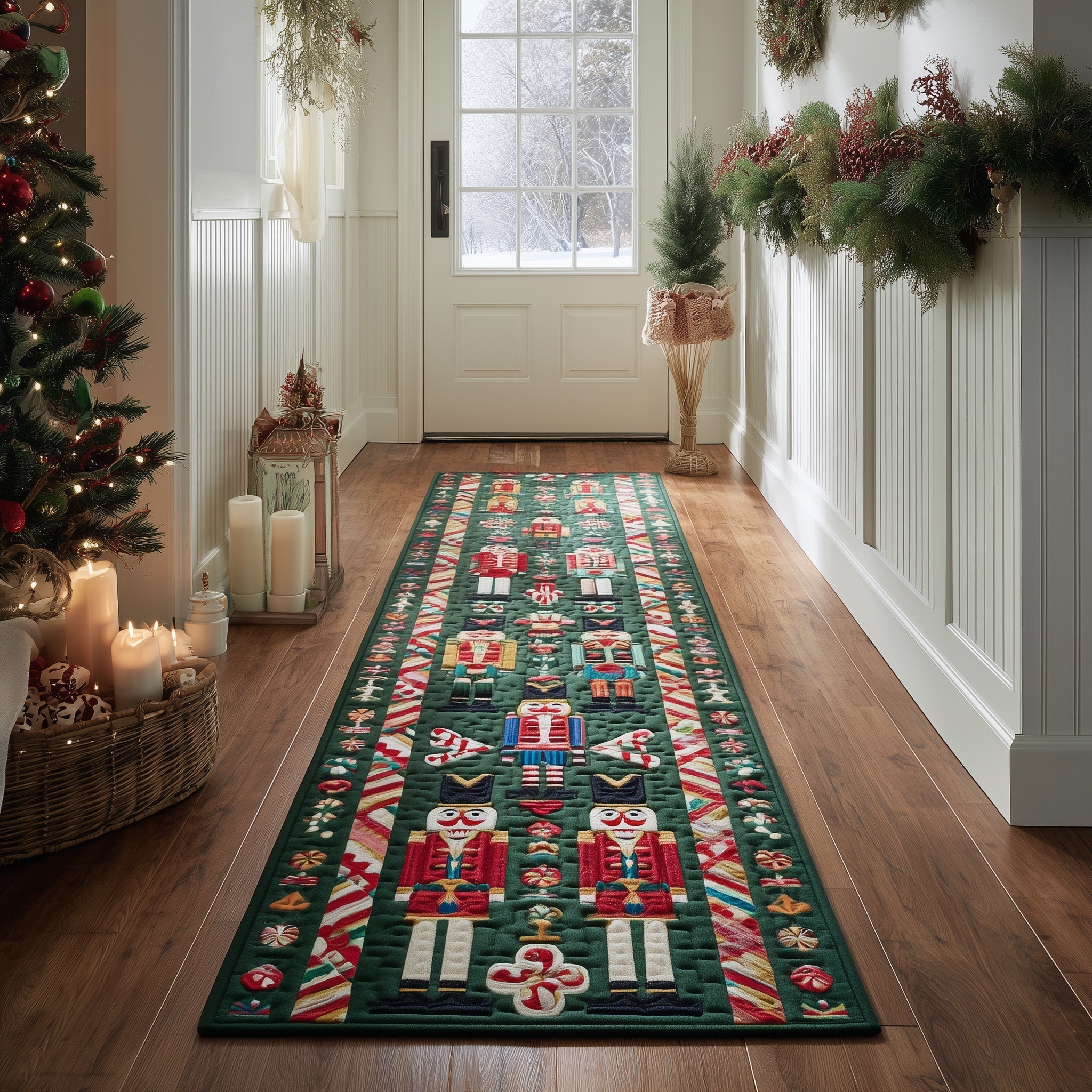 Festive Nutcracker Runner Rug GFTOHD11086