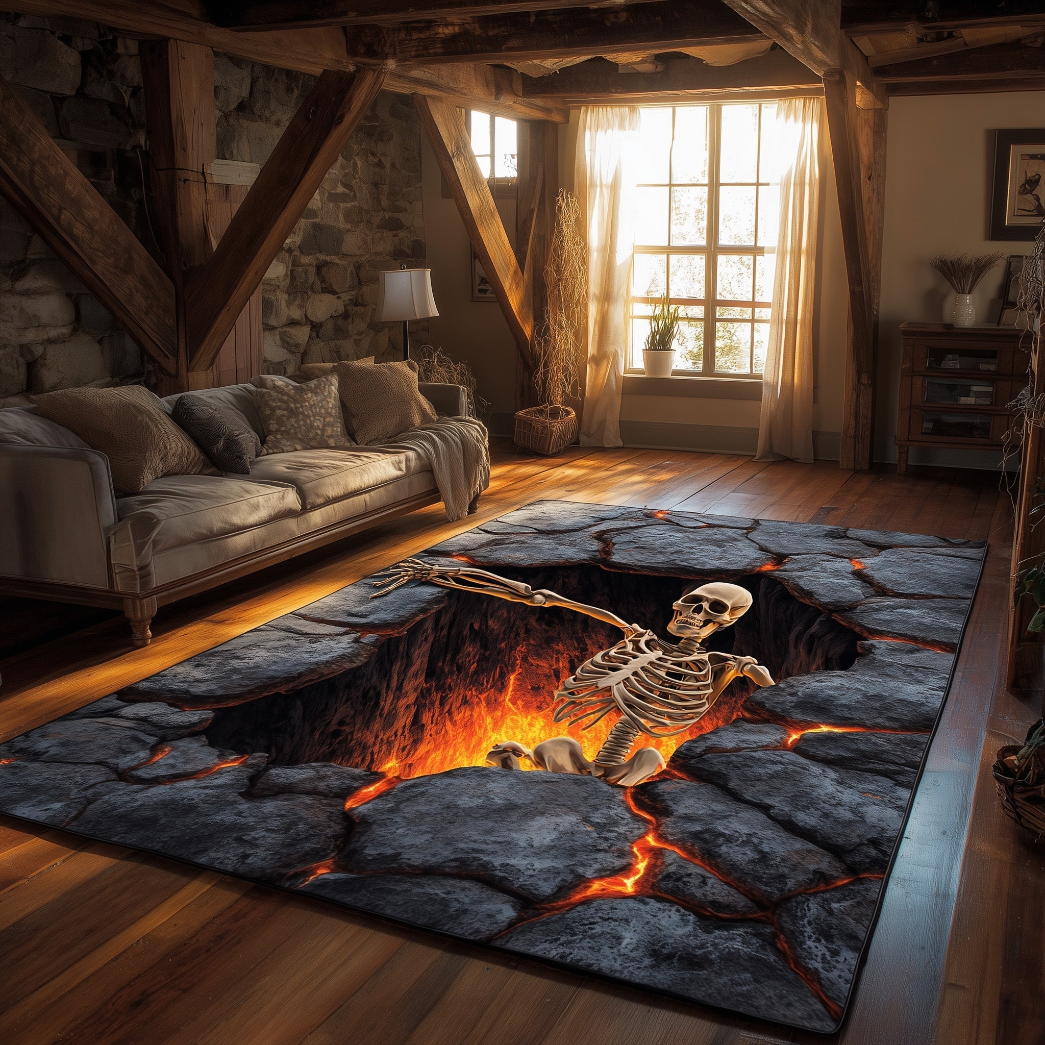 Inferno Escape Area Rug GFTOHD11296